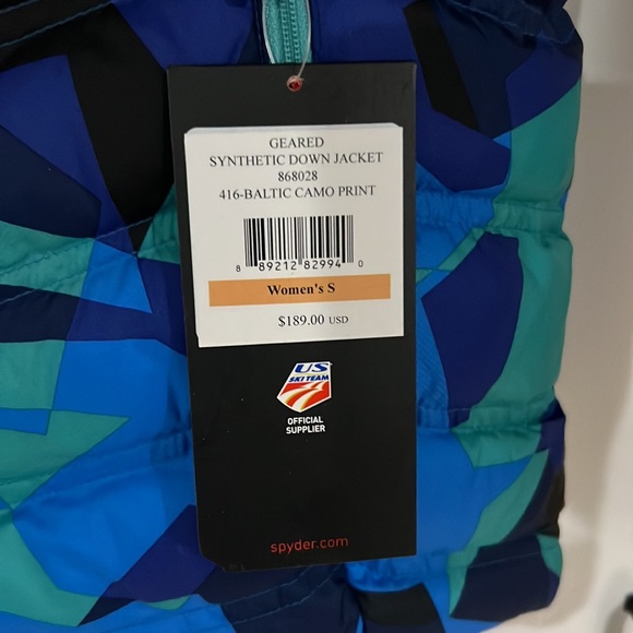 Spyder synthetic down women’s small NWT - Picture 3 of 5